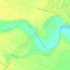 Río Verde topographic map, elevation, terrain