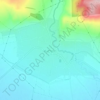 Dzalisi topographic map, elevation, terrain