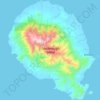 Goodenough Island topographic map, elevation, terrain