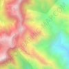 alqarn topographic map, elevation, terrain