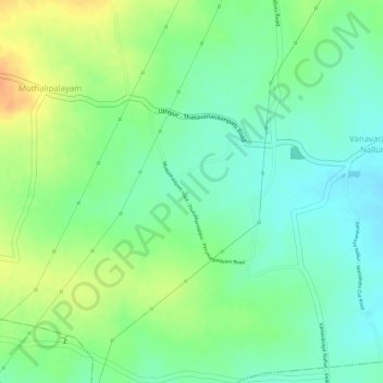 ThulukkanValasu topographic map, elevation, terrain