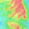 Deepcut topographic map, elevation, terrain