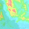 Sungai Krau topographic map, elevation, terrain