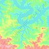 Bull Shoals Lake topographic map, elevation, terrain