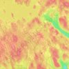 Lake Rossignol topographic map, elevation, terrain