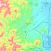 Wadi Wurayah topographic map, elevation, terrain