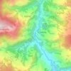 Balephi Khola topographic map, elevation, terrain