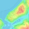 Phillack topographic map, elevation, terrain