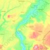 Muleta River topographic map, elevation, terrain