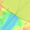 Represa Salto Grande topographic map, elevation, terrain