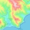 Jagua topographic map, elevation, terrain
