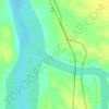 Amanat River topographic map, elevation, terrain