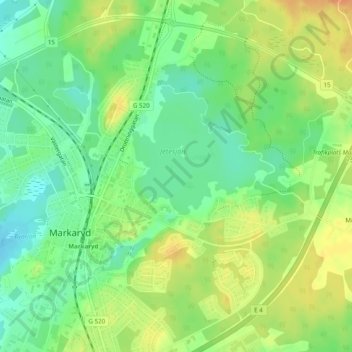 England topographic map, elevation, terrain