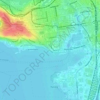 Southern Park topographic map, elevation, terrain