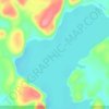 Cloud Lake topographic map, elevation, terrain