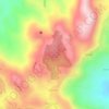 Longwood Shola Reserve Forest topographic map, elevation, terrain