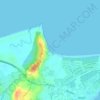 Tanjung Batu Beach topographic map, elevation, terrain