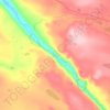 Korouoma topographic map, elevation, terrain