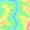 小金河 topographic map, elevation, terrain