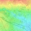 Griffith Park topographic map, elevation, terrain
