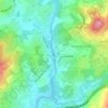 Rio Ave topographic map, elevation, terrain