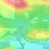Smith Lake topographic map, elevation, terrain