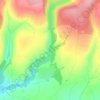 Lower Lliw Reservoir topographic map, elevation, terrain