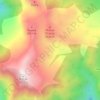 Dayara Bugyal topographic map, elevation, terrain