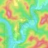 Echo Bluff topographic map, elevation, terrain