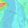 Susquehanna River topographic map, elevation, terrain