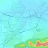 Khurdha Municipality Boundary topographic map, elevation, terrain