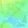 Plaza de Doñana topographic map, elevation, terrain