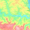 Turkey River topographic map, elevation, terrain
