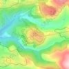 Dolev topographic map, elevation, terrain