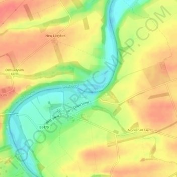 Blount Island topographic map, elevation, terrain