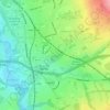 Hyde Park topographic map, elevation, terrain