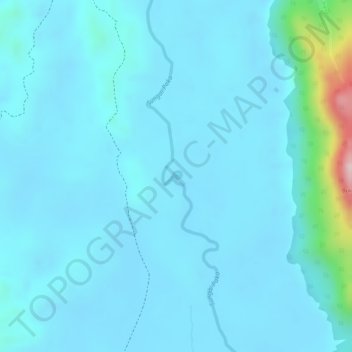 Sungai Paka topographic map, elevation, terrain