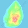 Pulau Marampit topographic map, elevation, terrain