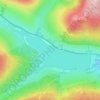 Catcleugh Reservoir topographic map, elevation, terrain