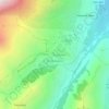 Karmadon topographic map, elevation, terrain