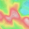Turlough Hill Reservoir topographic map, elevation, terrain