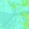 Turag River topographic map, elevation, terrain