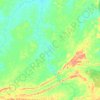 Sungai Pirak topographic map, elevation, terrain