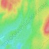 Petit lac Sairs topographic map, elevation, terrain