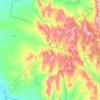 Ногайские горы topographic map, elevation, terrain