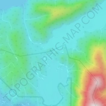 Sagar Lake topographic map, elevation, terrain