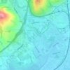 Stone circle topographic map, elevation, terrain