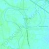 Mulong River topographic map, elevation, terrain