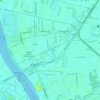 Khlong Bang Tanao Si topographic map, elevation, terrain