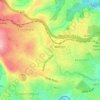 Umgeni River topographic map, elevation, terrain